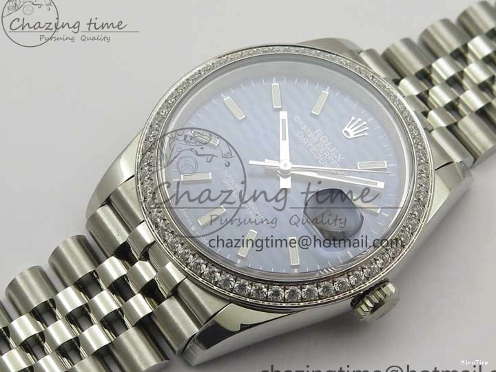 MiroTime 1228 DateJust 36 SS 126284 BP Maker 1:1 Best Edition New Blue Dial on Jubilee Bracelet Neat 2523